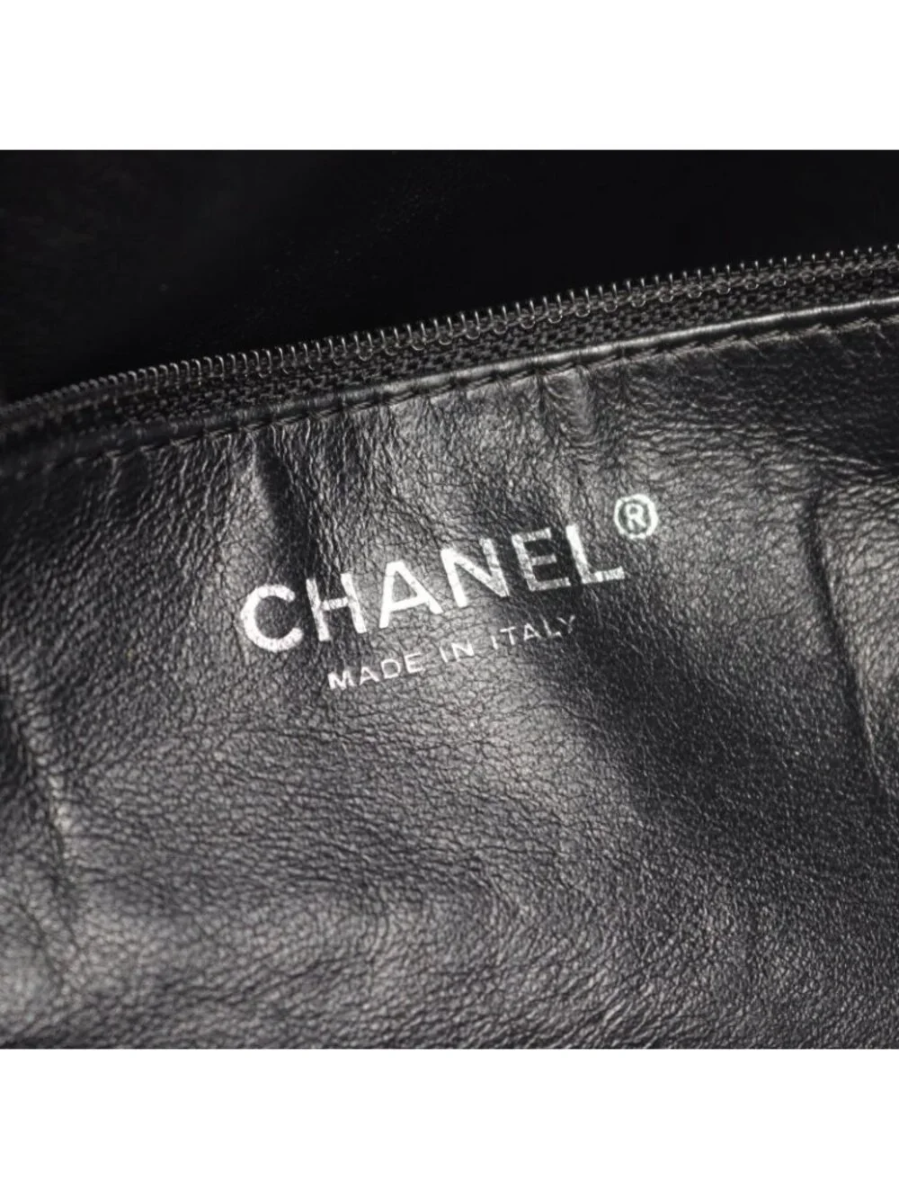Chanel Shoulder Bag Hobo Black Leather
